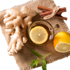 TAL'S GINGER BLAST EXCLUSIVE GOURMET 100% ORGANIC CUSTOM LOOSE HERBAL TEA BLEND.